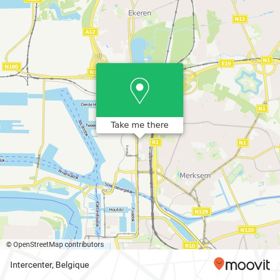 Intercenter, Canadalaan 111 2030 Antwerpen kaart