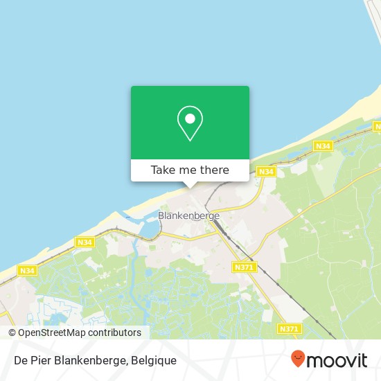 De Pier Blankenberge, Zeedijk 261 8370 Blankenberge kaart