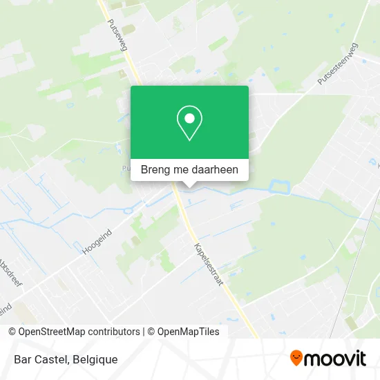 Bar Castel kaart