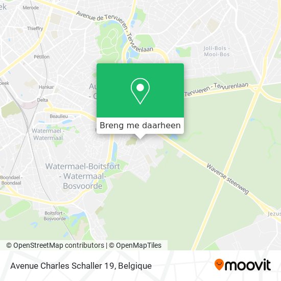 Avenue Charles Schaller 19 kaart