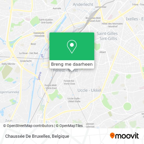 Chaussée De Bruxelles kaart
