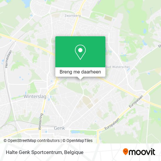 Halte Genk Sportcentrum kaart