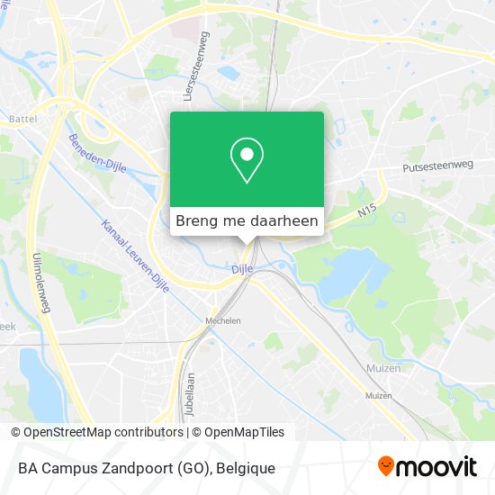 BA Campus Zandpoort (GO) kaart