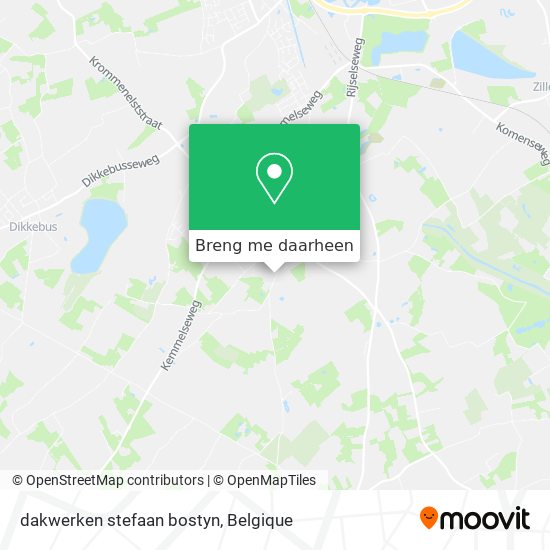 dakwerken stefaan bostyn kaart