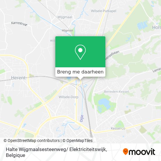 Halte Wijgmaalsesteenweg/ Elektriciteitswijk kaart