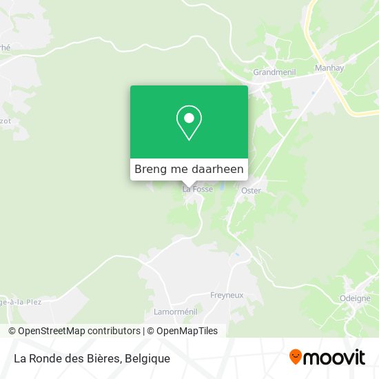 La Ronde des Bières kaart