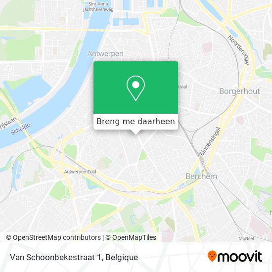 Van Schoonbekestraat 1 kaart