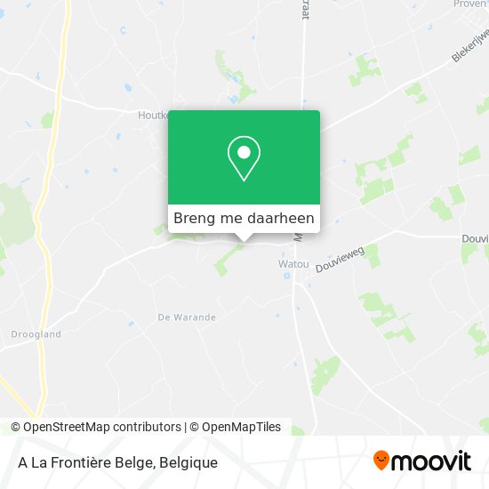 A La Frontière Belge kaart