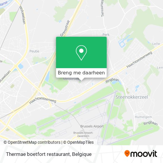 Thermae boetfort restaurant kaart