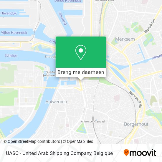 UASC - United Arab Shipping Company kaart
