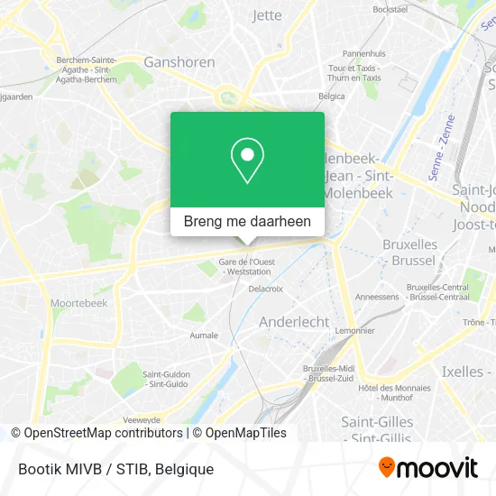 Bootik MIVB / STIB kaart