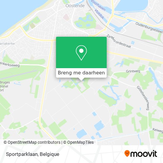 Sportparklaan kaart