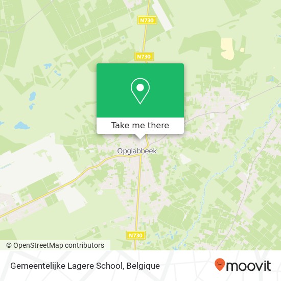 Gemeentelijke Lagere School kaart