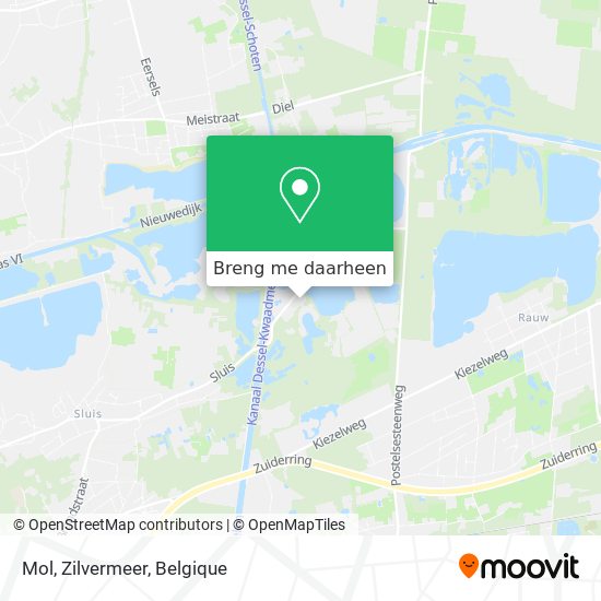 Mol, Zilvermeer kaart