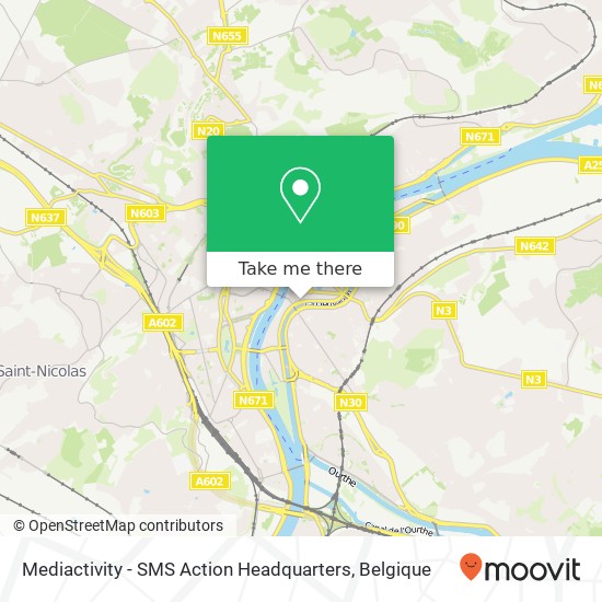 Mediactivity - SMS Action Headquarters kaart