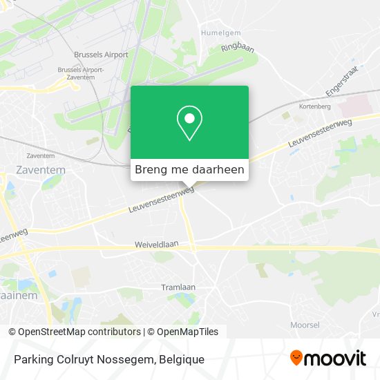 Parking Colruyt Nossegem kaart