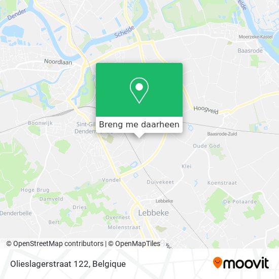 Olieslagerstraat 122 kaart