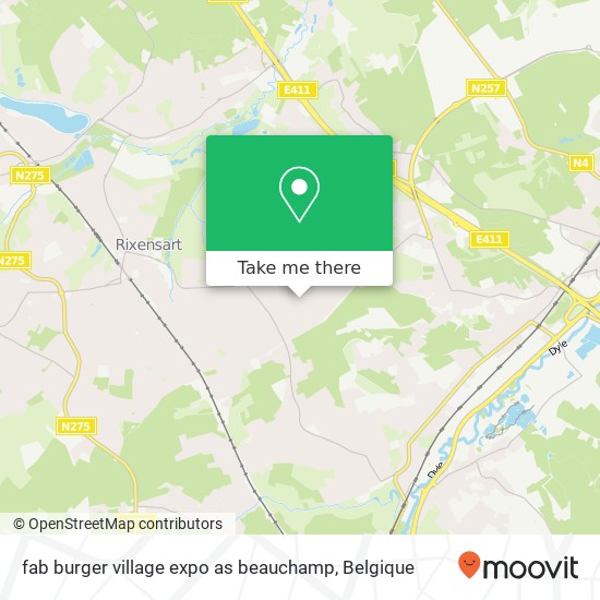 fab burger village expo as beauchamp kaart