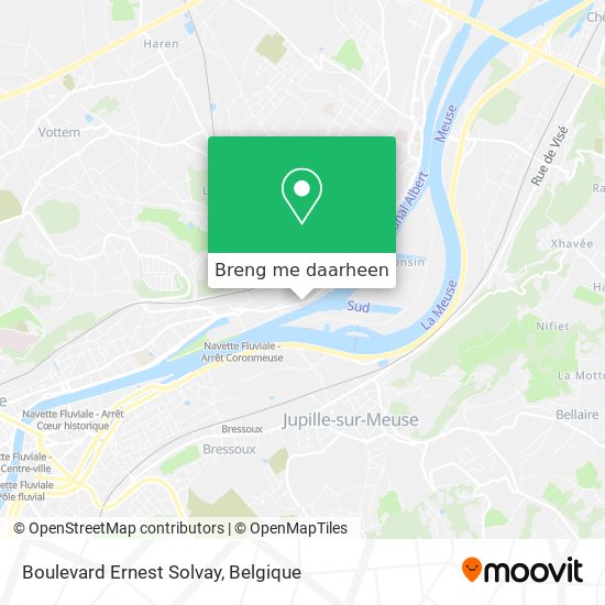Boulevard Ernest Solvay kaart