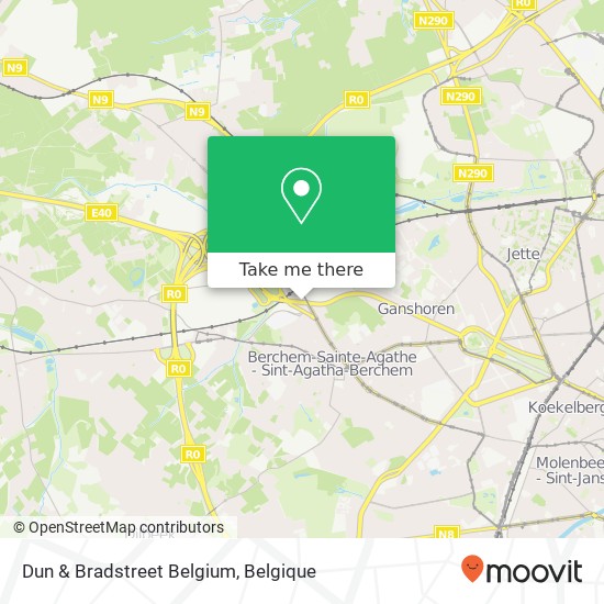 Dun & Bradstreet Belgium kaart