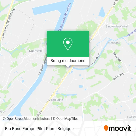 Bio Base Europe Pilot Plant kaart