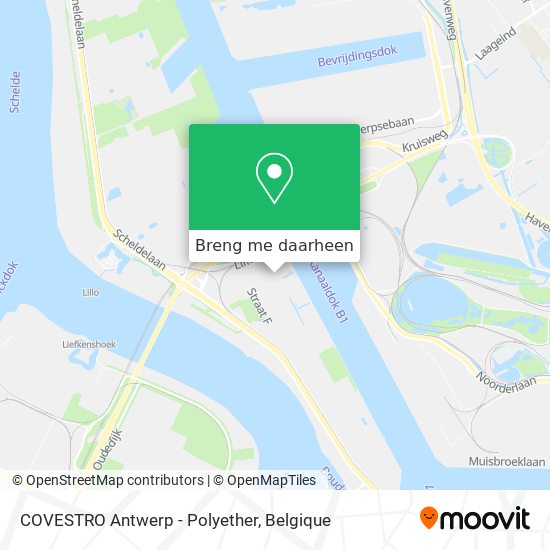 COVESTRO Antwerp - Polyether kaart