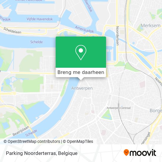 Parking Noorderterras kaart