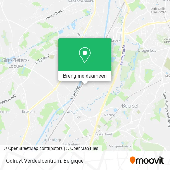 Colruyt Verdeelcentrum kaart