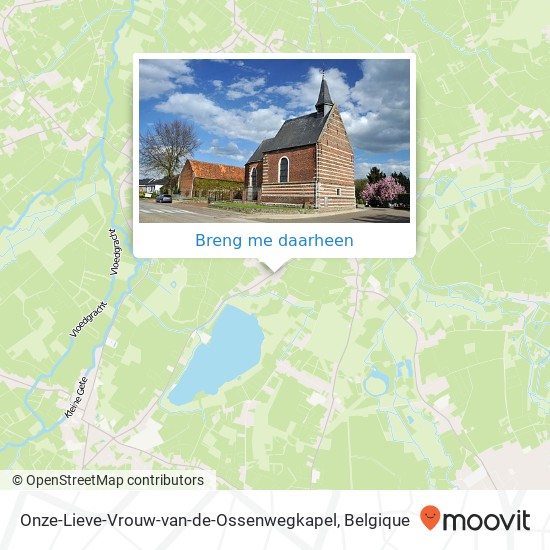 Onze-Lieve-Vrouw-van-de-Ossenwegkapel kaart