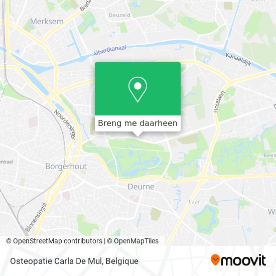 Osteopatie Carla De Mul kaart