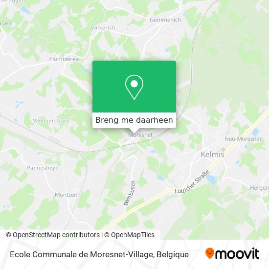 Ecole Communale de Moresnet-Village kaart