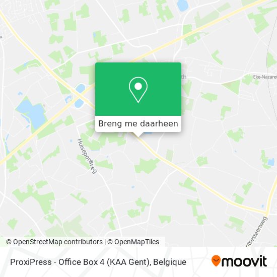 ProxiPress - Office Box 4 (KAA Gent) kaart