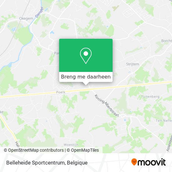 Belleheide Sportcentrum kaart