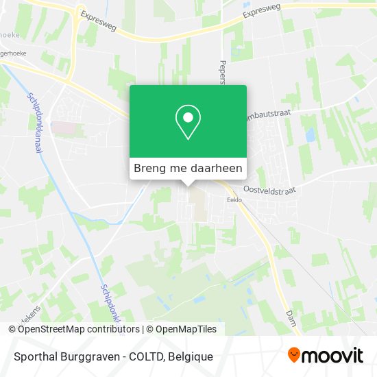 Sporthal Burggraven - COLTD kaart