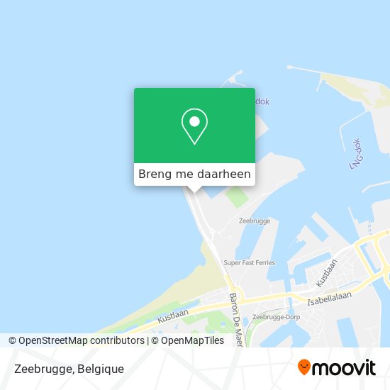 Zeebrugge kaart