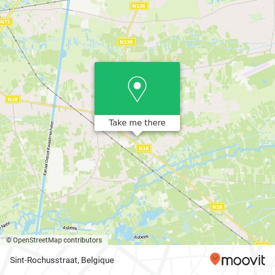 Sint-Rochusstraat kaart