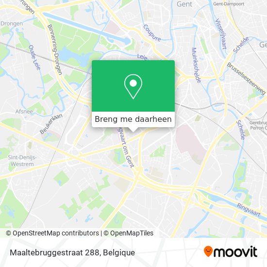 Maaltebruggestraat 288 kaart