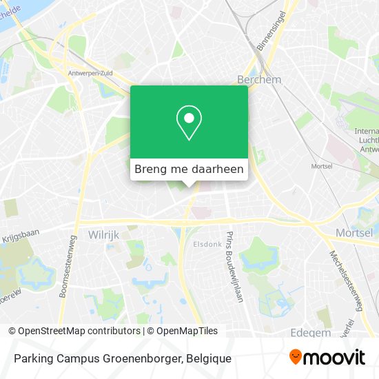 Parking Campus Groenenborger kaart