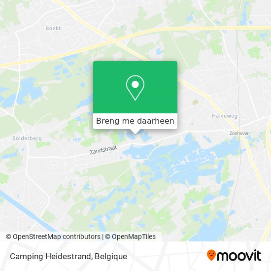 Camping Heidestrand kaart