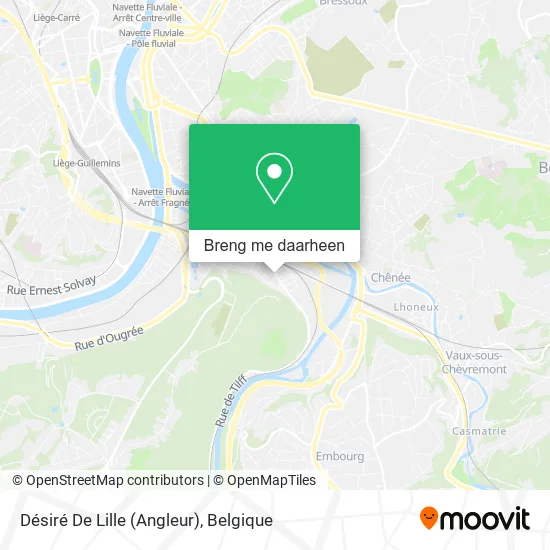 Désiré De Lille (Angleur) kaart