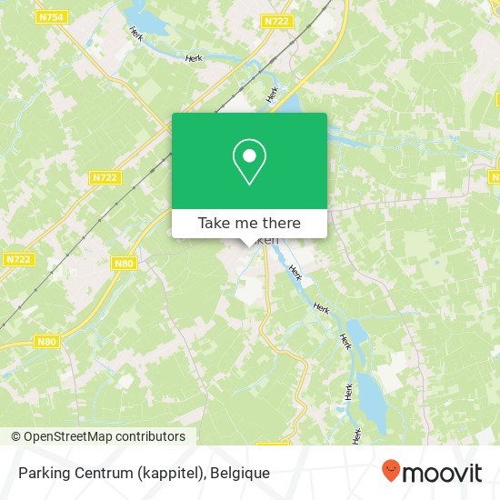 Parking Centrum (kappitel) kaart