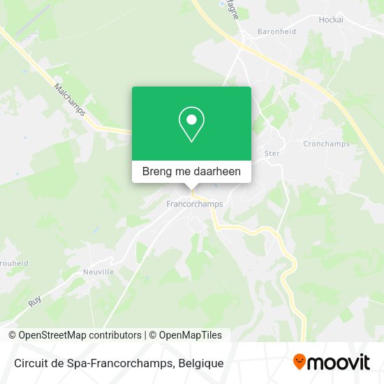 Circuit de Spa-Francorchamps kaart