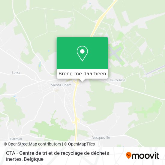 CTA - Centre de tri et de recyclage de déchets inertes kaart