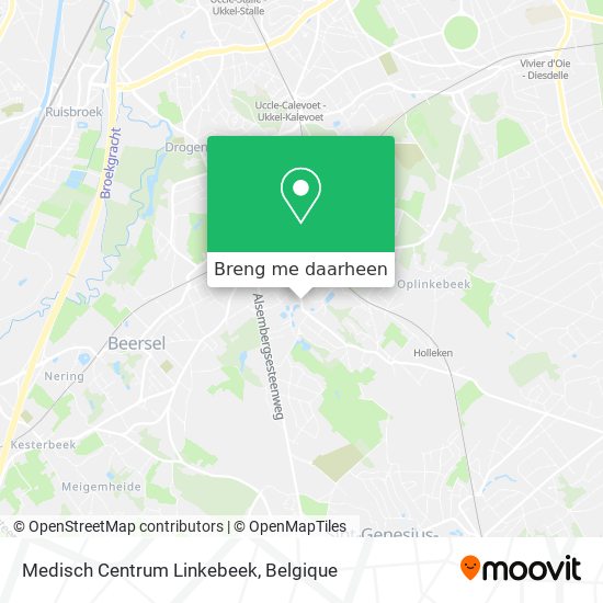 Medisch Centrum Linkebeek kaart