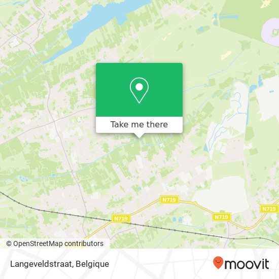Langeveldstraat kaart