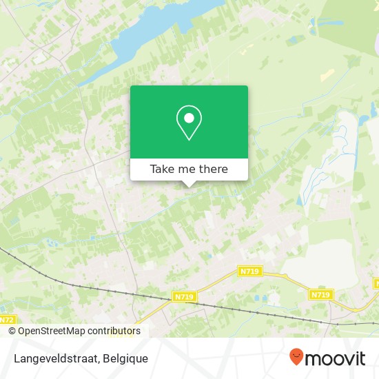 Langeveldstraat kaart