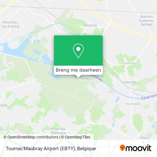 Tournai/Maubray Airport (EBTY) kaart