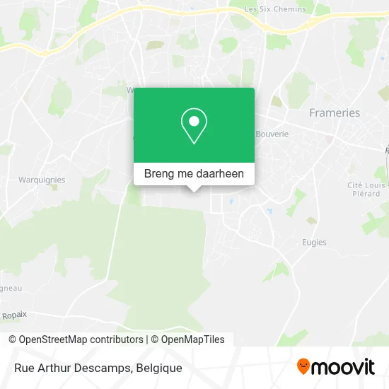Rue Arthur Descamps kaart