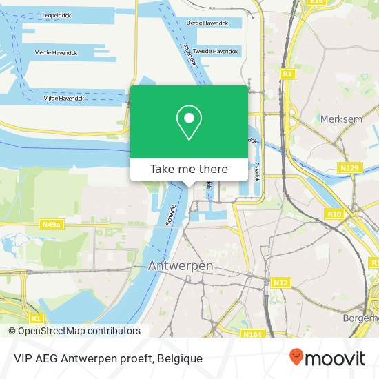 VIP AEG Antwerpen proeft kaart