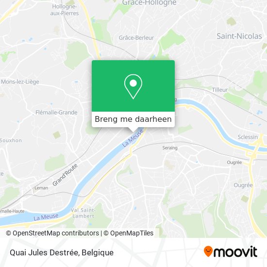 Quai Jules Destrée kaart